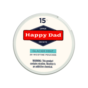 Happy Dad Glacier Mint Nicotine Pouches 15mg
