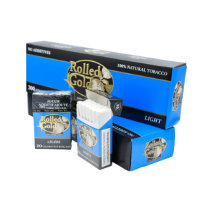 Rolled Gold Lights Cigarettes